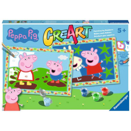 CreArt Junior, Peppa Pig, Schilderen op nummer, Ravensburger