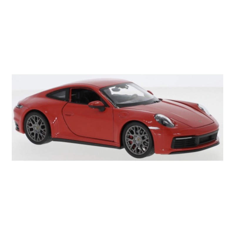 Porsche 911 Carrera 4S (rood), 1:24, Welly