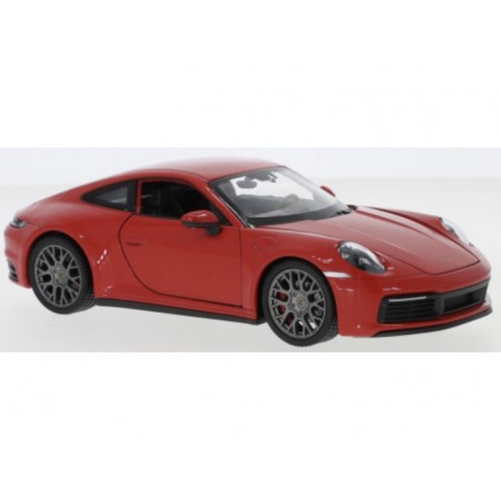 Porsche 911 Carrera 4S (rood), 1:24, Welly