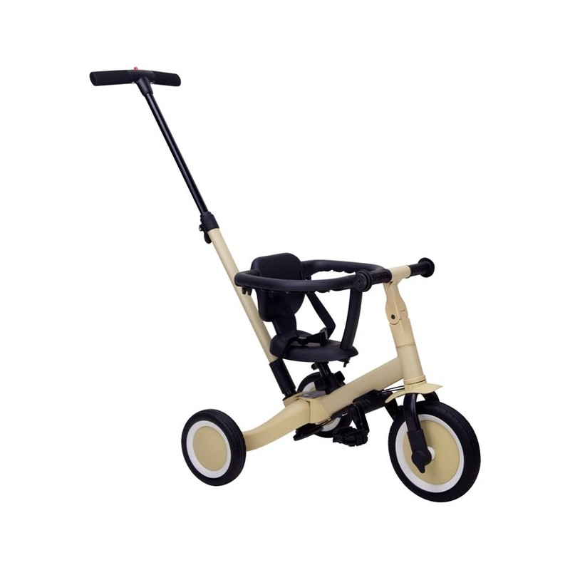 Driewieler met duwstang 4 in 1 - Pistache groen, Topmark