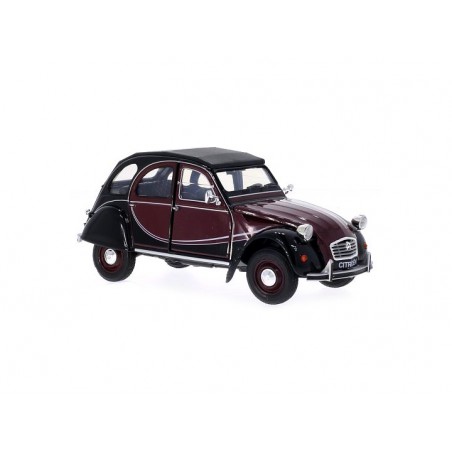 Citroën 2CV 6 Charleston (rood/zwart), 1:24, Welly