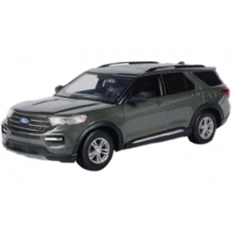 Ford Explorer XLT 2022 (donkergrijs), 1:24, MotorMax