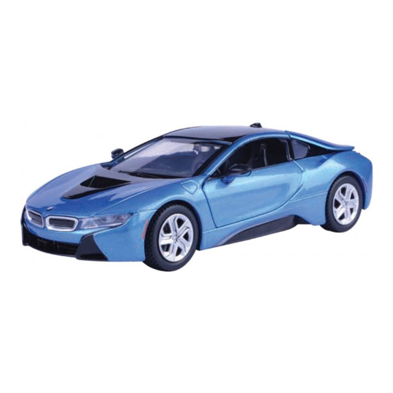 BMW i8 Coupe 2018 (blauw), 1:24, MotorMax
