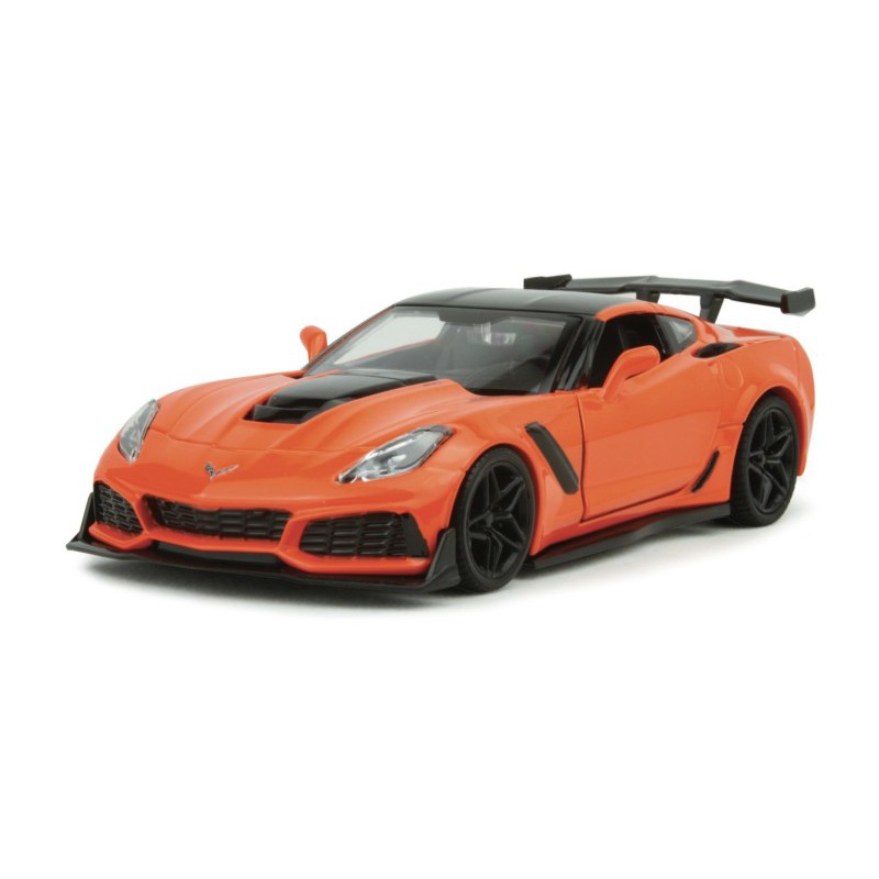Chevrolette Corvette ZR1 (oranje/zwart), 1:24, MotorMax