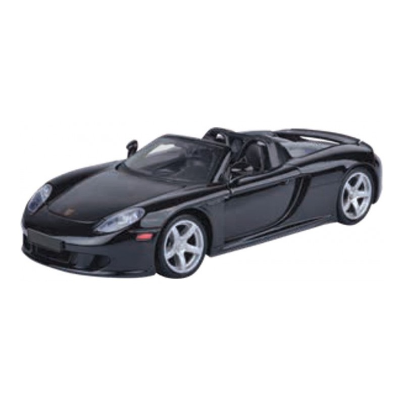 Porsche Carrera GT Cabrio (zwart), 1:24, MotorMax