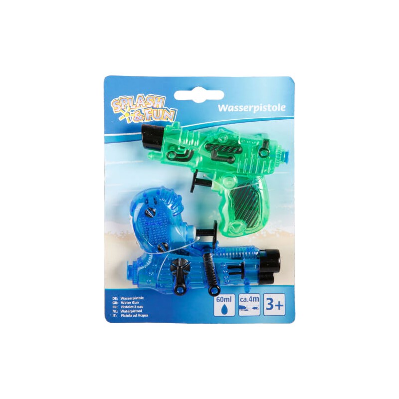 Splash & Fun - waterpistool galaxy 2 stuks 11cm