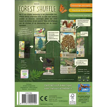 Forest shuffle- kaartspel Lookout Spiele