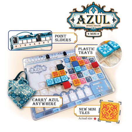 Azul Mini- Bordspel, Next Move Games