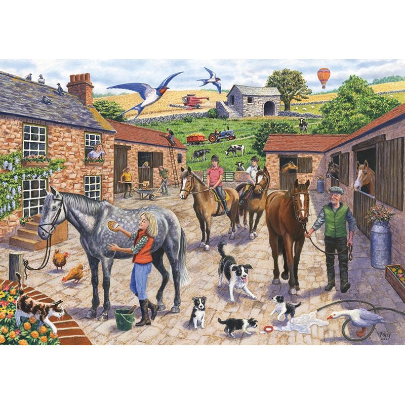 Stable Yard, Otter House 1000 stukjes puzzel