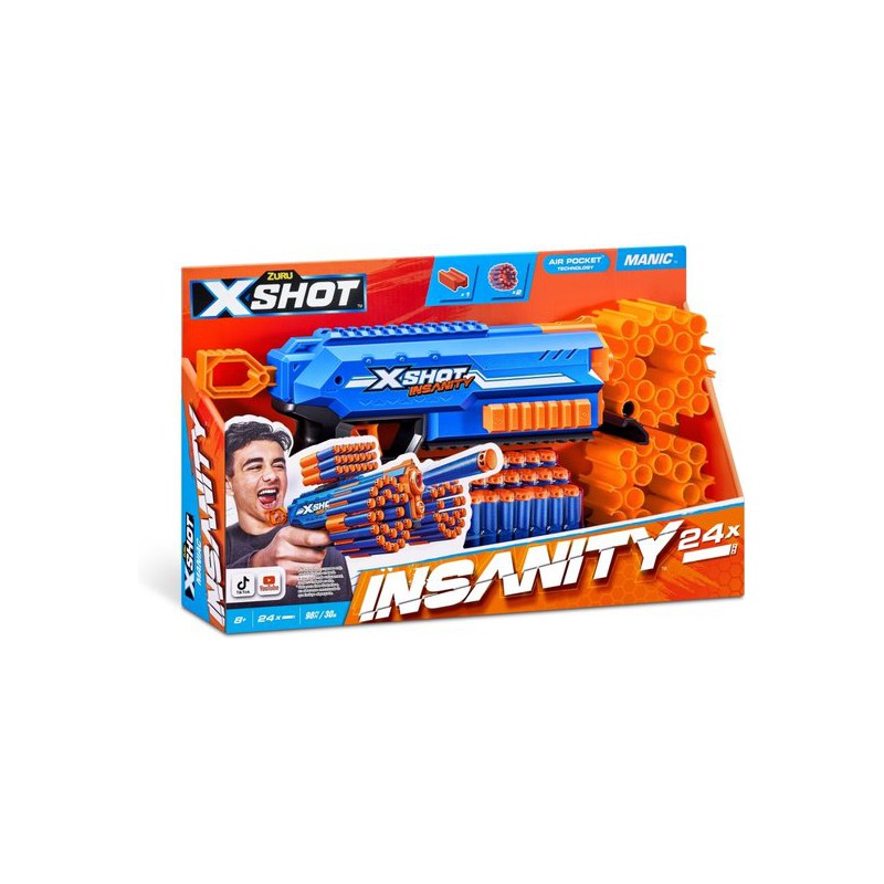 Zuru - X Shot insanity manic 24 darts