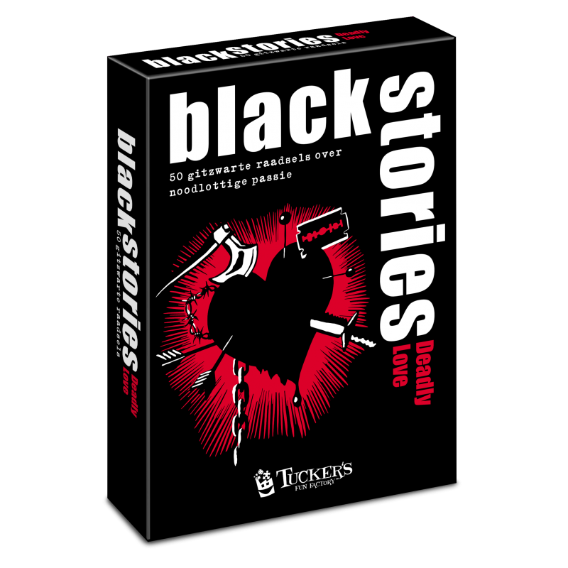 Black Stories kaartspel Deadly love 50 raadsels 2+ spelers  Tucker's Fun Factory
