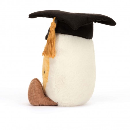 Amuseables boiled egg graduation, Jellycat