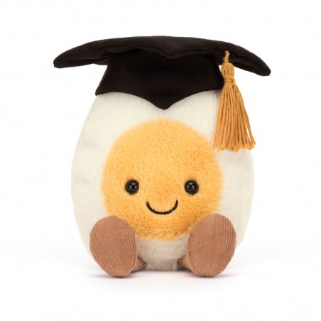 Amuseables boiled egg graduation, Jellycat