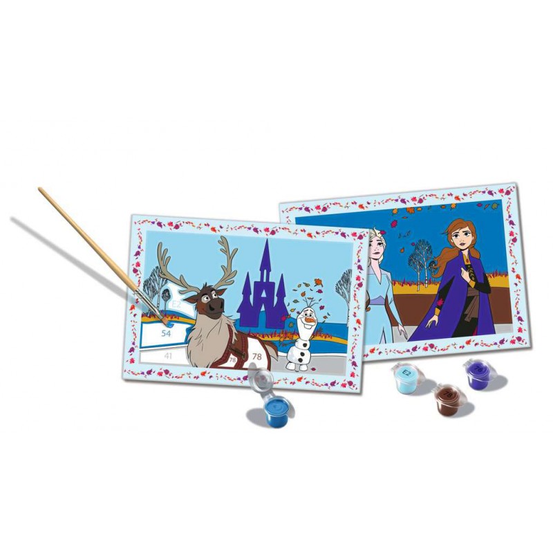 CreArt junior, Frozen 2 - Friends for life, Schilderen op nummer, Ravensburger