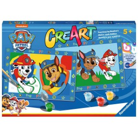 CreArt Junior, Paw Patrol, Schilderen op nummer, Ravensburger