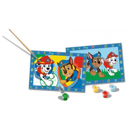 CreArt junior, Paw Patrol, Schilderen op nummer, Ravensburger