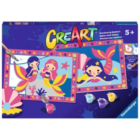 CreArt Junior, Mermaid magic, Schilderen op nummer, Ravensburger