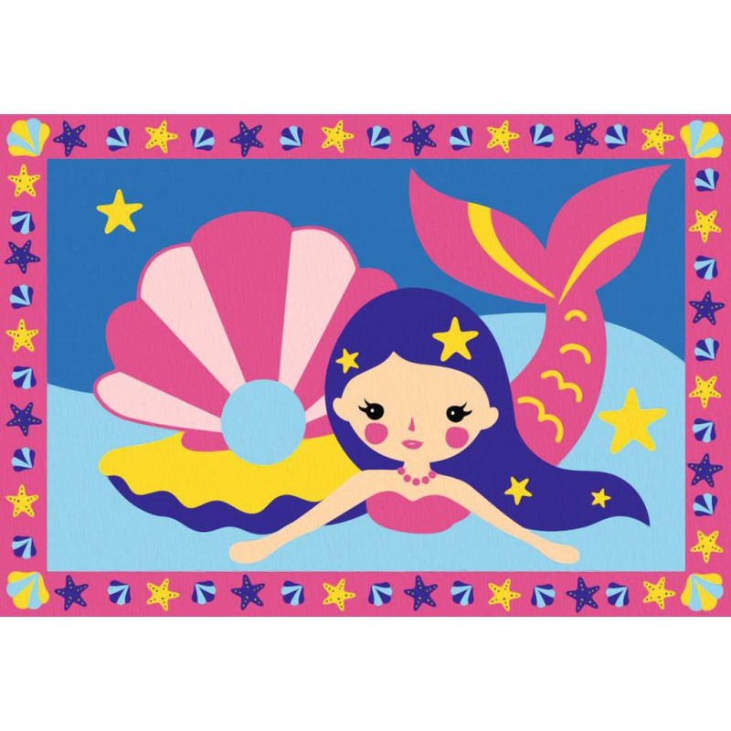 CreArt junior, Mermaid magic, Schilderen op nummer, Ravensburger