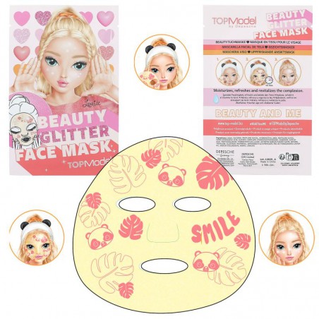 TOPModel Sheetmasker glitter BEAUTY and ME 12825