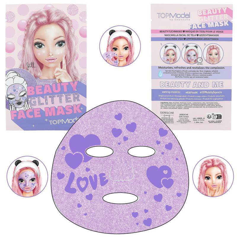 TOPModel Sheetmasker glitter BEAUTY and ME 12825