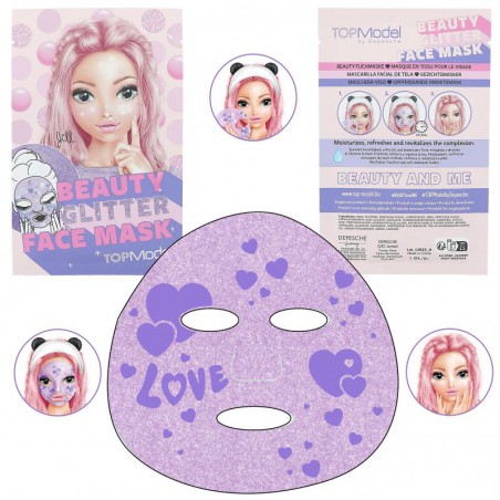 TOPModel Sheetmasker glitter BEAUTY and ME 12825