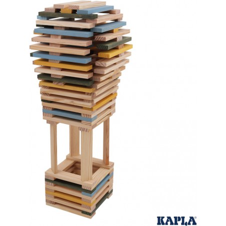 Kapla - 120 stuks blauw/groen/geel/naturel