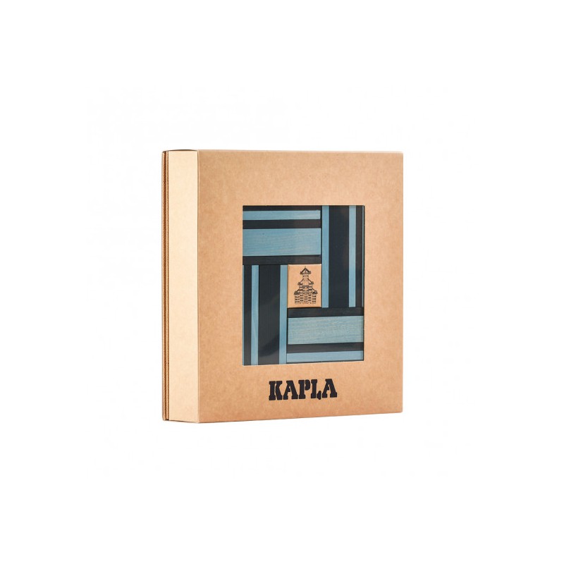 Kapla - 40 stuks blauw met boek