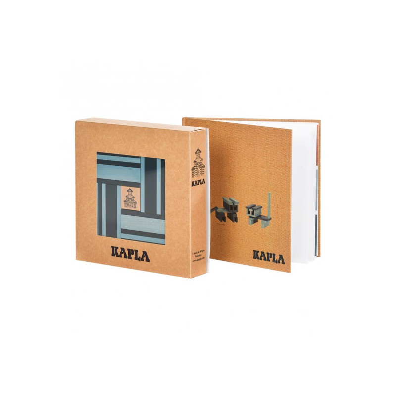 Kapla - 40 stuks blauw met boek