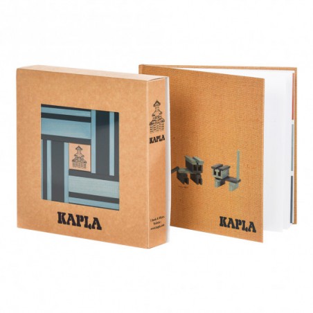 Kapla - 40 stuks blauw met boek