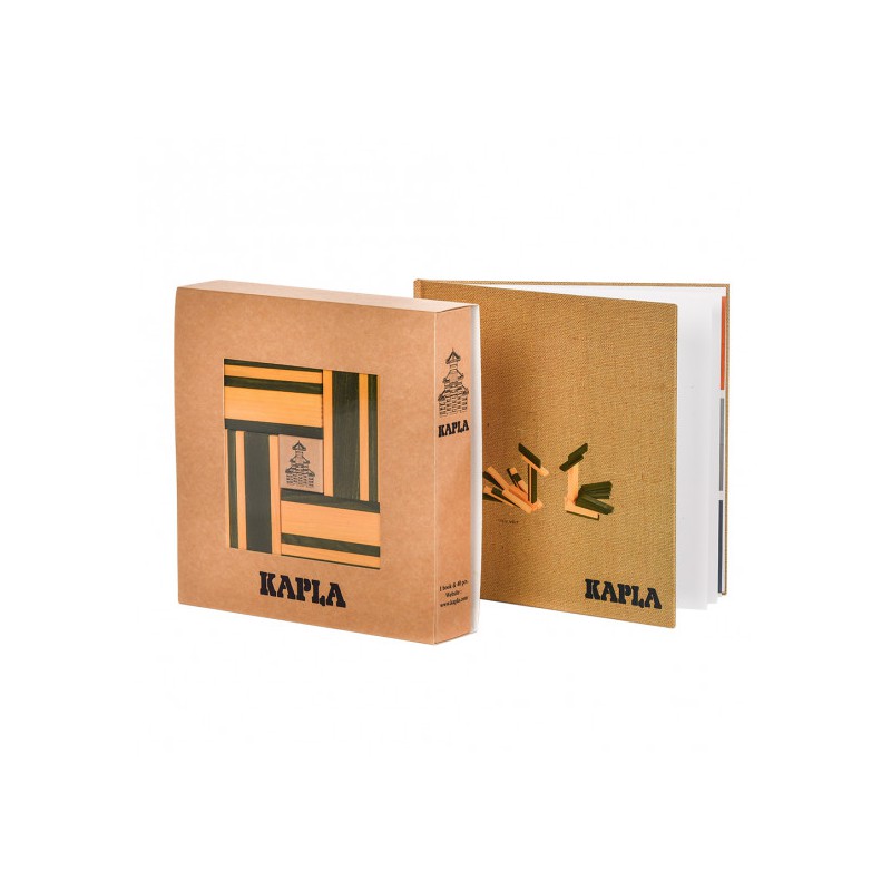 Kapla - 40 stuks geel/groen met boek