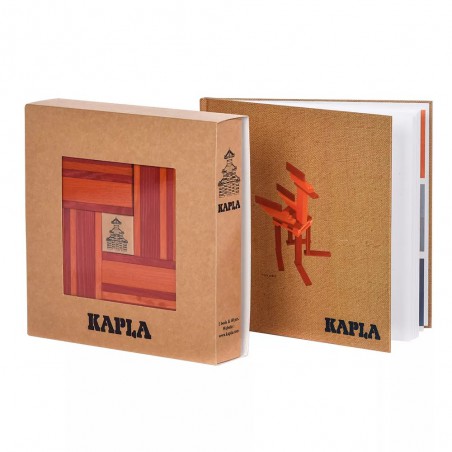 Kapla - 40 stuks rood/oranje met boek