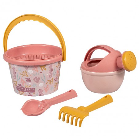 Ocean dreams roze strandset 5dlg - Little Dutch