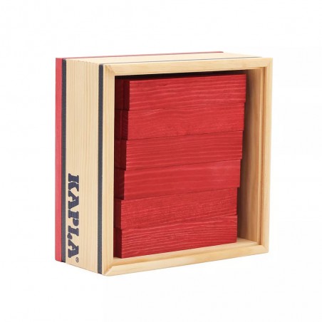 Kapla - 40 stuks in kist, rood