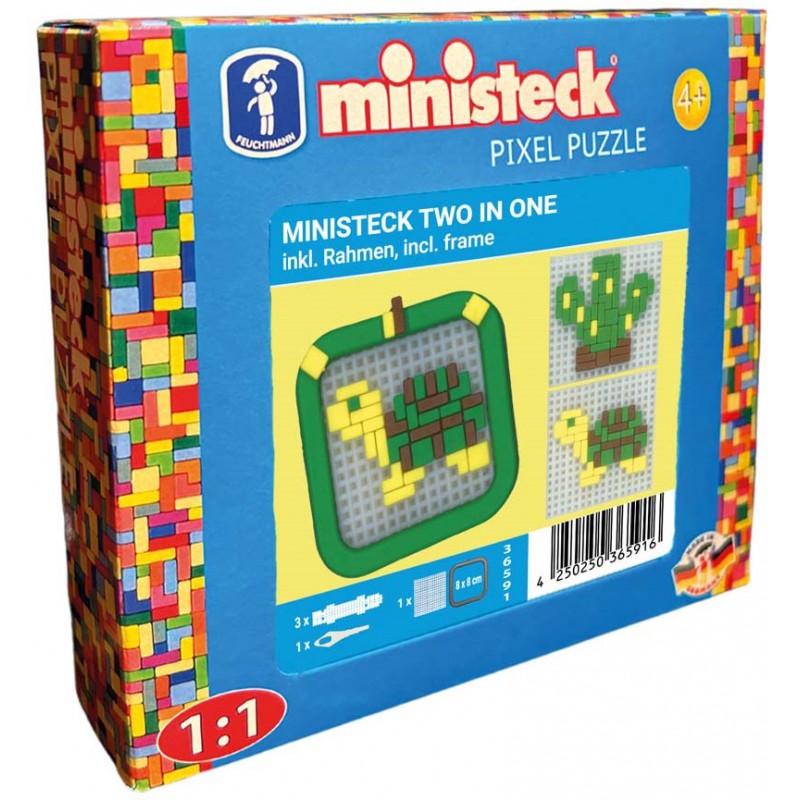 Ministeck 2in1 schildpad/cactus