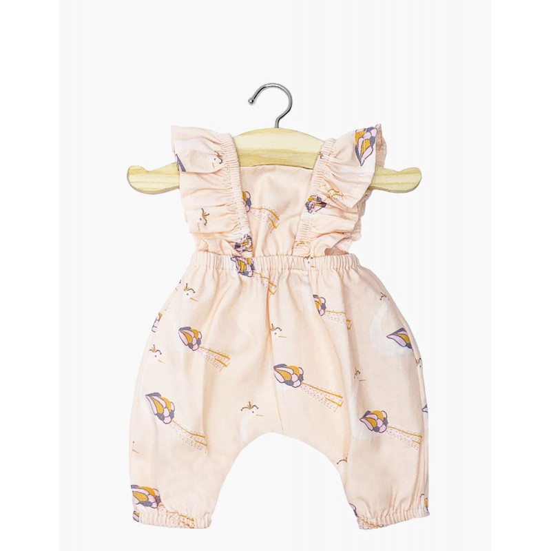 Minikane - Romper Maya pauwen, 34/37cm