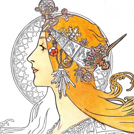 Fridolin, Coloring Art - Art Nouveau