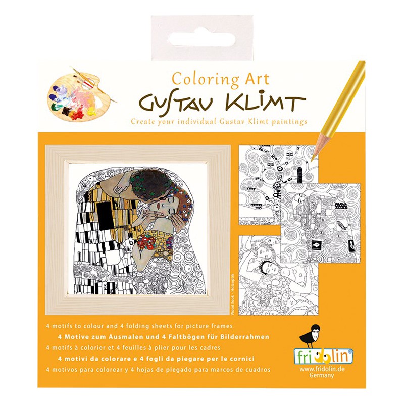 Fridolin, Coloring Art - Gustav Klimt
