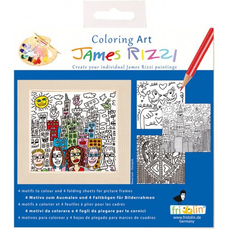 Fridolin, Coloring Art - James Rizzi