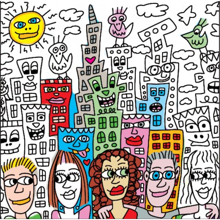 Fridolin, Coloring Art - James Rizzi