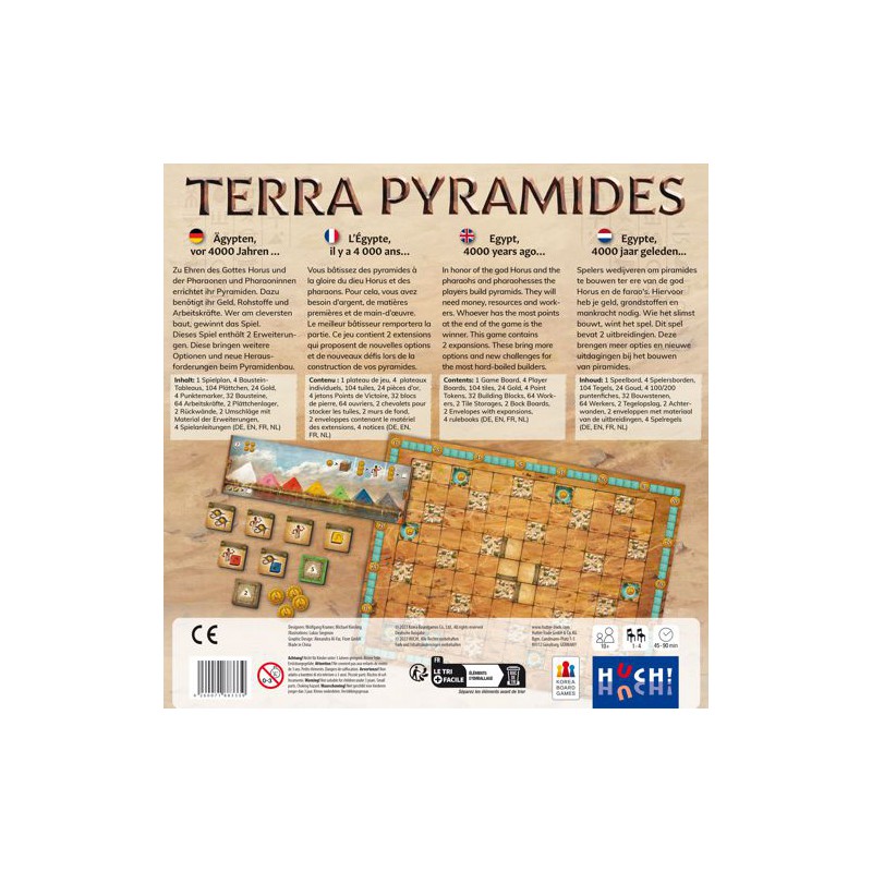 Terra Pyramides, Huch bordspel
