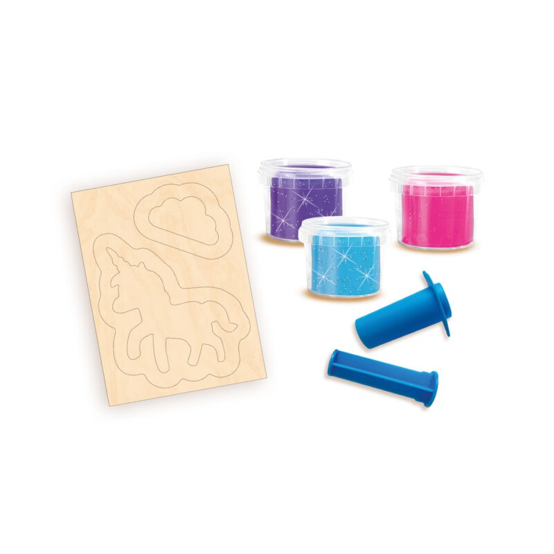 SES - Klei, unicorns neon glitter