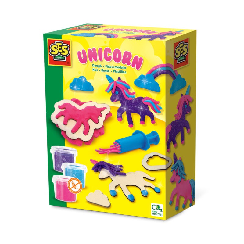 SES - Klei, unicorns neon glitter