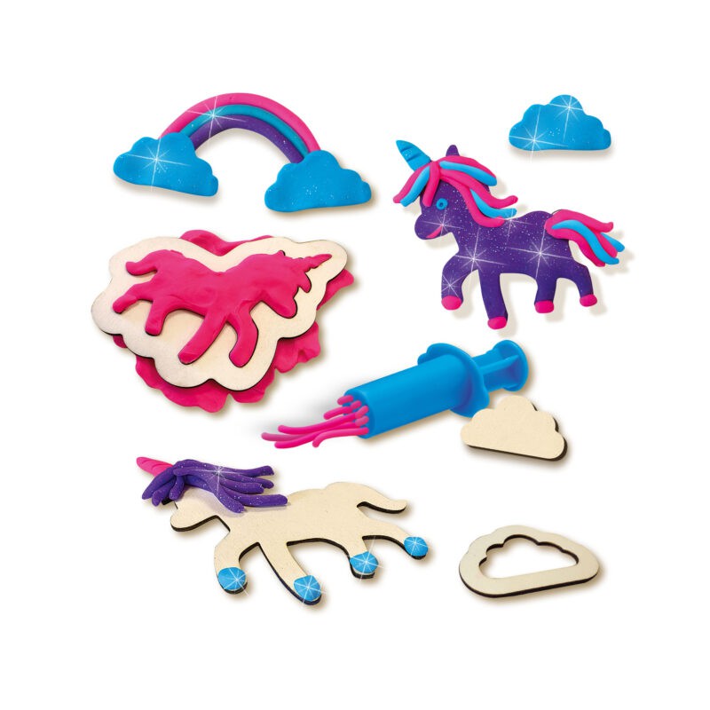 SES - Klei, unicorns neon glitter