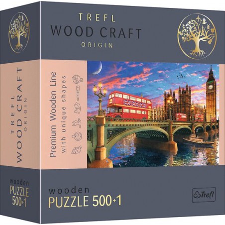 Palace of Westminster, wooden puzzle 500+1 met aparte stukken