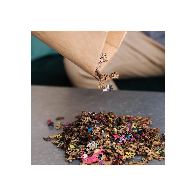 Palace of Westminster, wooden puzzle 500+1 met aparte stukken