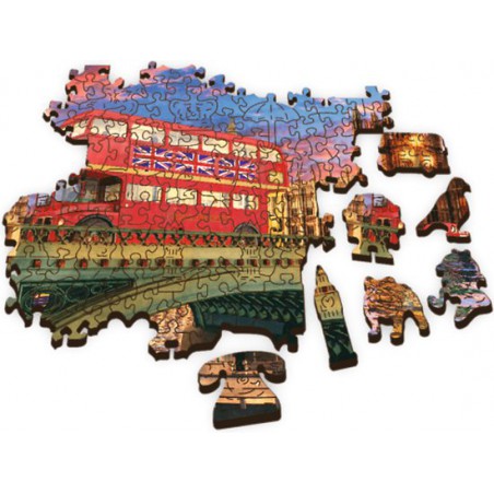 Palace of Westminster, wooden puzzle 500+1 met aparte stukken