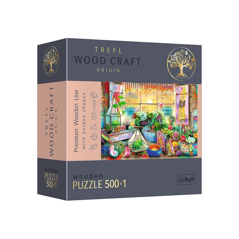 Beach house, wooden puzzle 500+1