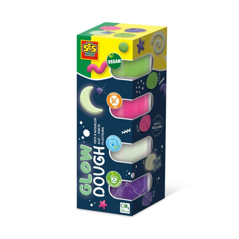 SES - Feel good klei, glow 4x90gr