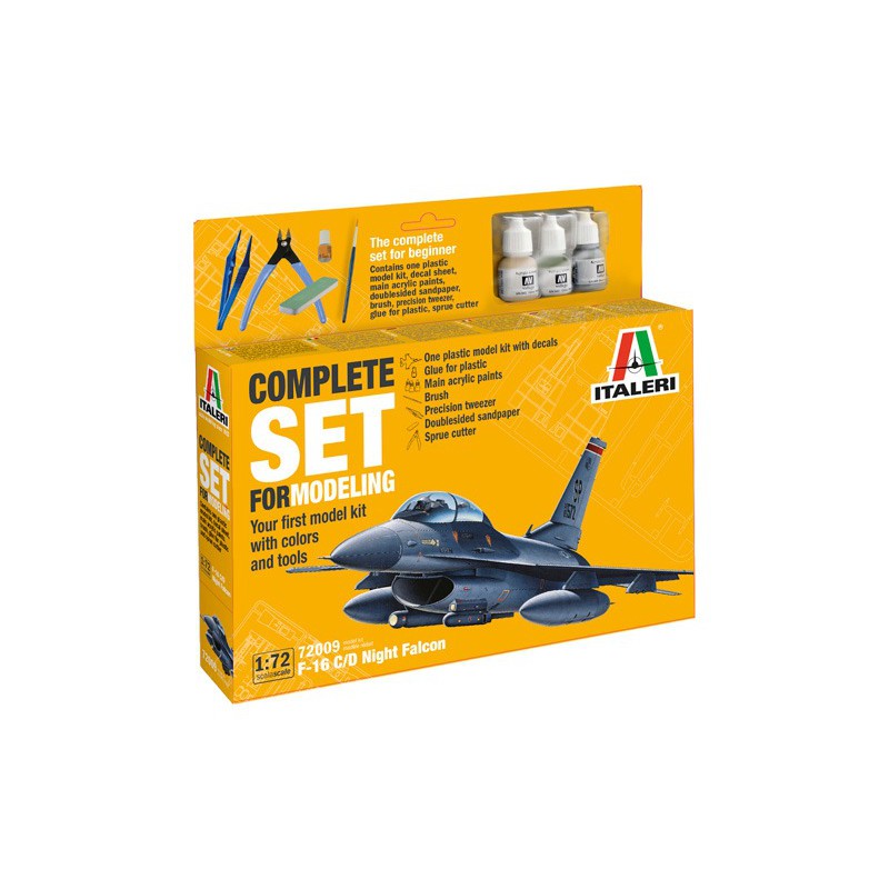 Startset F-16 C/D Night Falcon 1:72, Italeri
