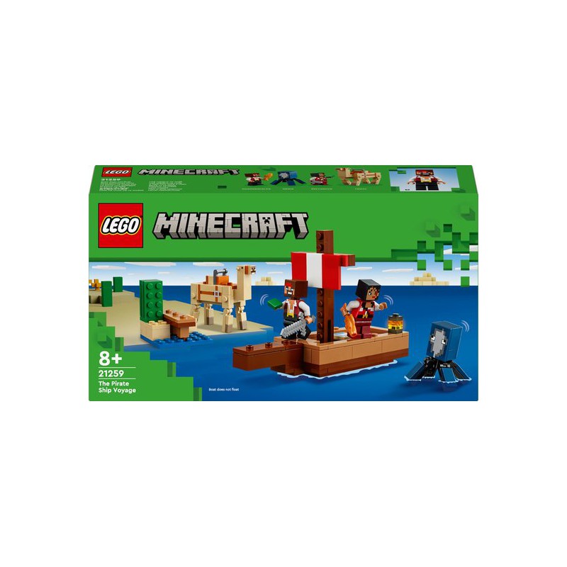 LEGO MINECRAFT - 21259 De piratenschipreis